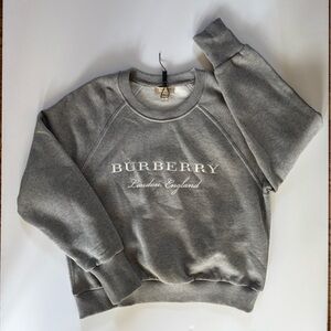 Burberry Gray Sweatshirt